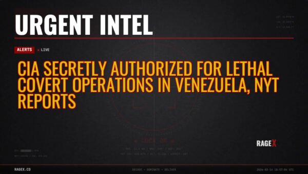 CIA Secretly Authorized for Lethal Covert Operations in Venezuela, NYT Reports