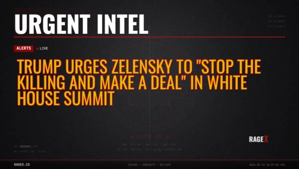 Trump Urges Zelensky to “Stop the Killing and Make a Deal” in White House Summit