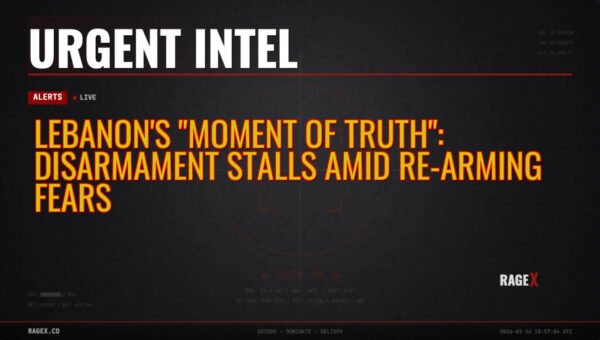 Lebanon’s “Moment of Truth”: Disarmament Stalls Amid Re-Arming Fears