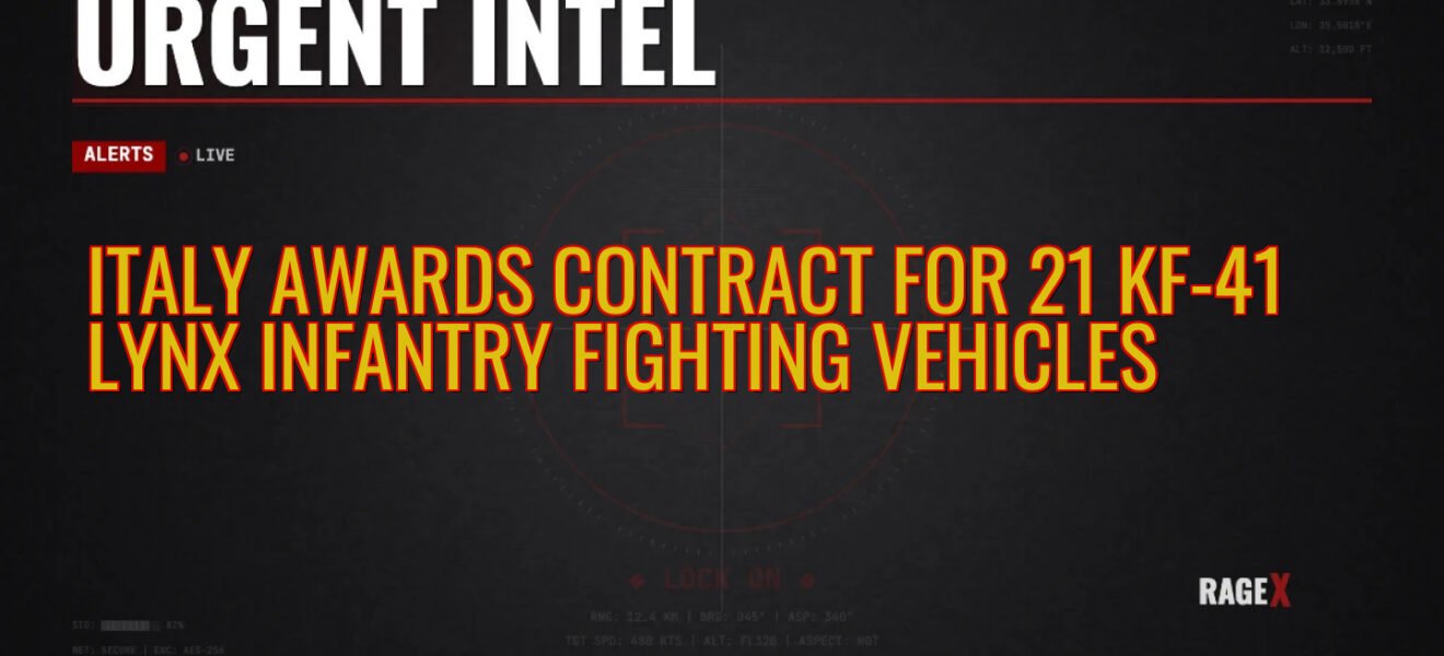 Italy Awards Contract for 21 KF-41 Lynx Infantry Fighting Vehicles — Recon — RAGE X Intelligence