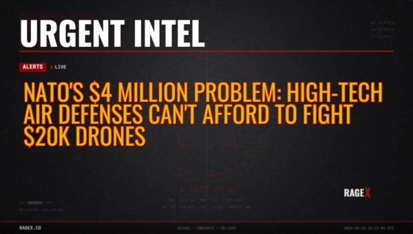 NATO’s $4 Million Problem: High-Tech Air Defenses Can’t Afford to Fight $20k Drones
