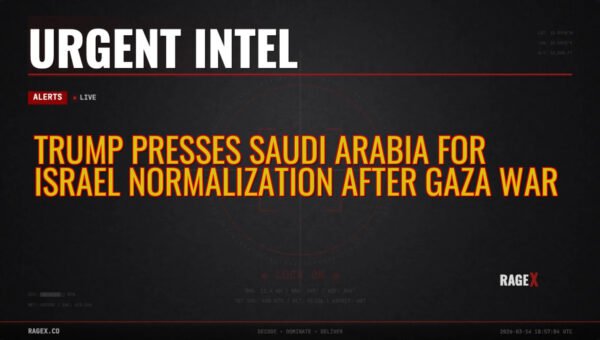Trump Presses Saudi Arabia for Israel Normalization After Gaza War
