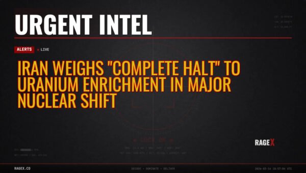 Iran Weighs “Complete Halt” to Uranium Enrichment in Major Nuclear Shift