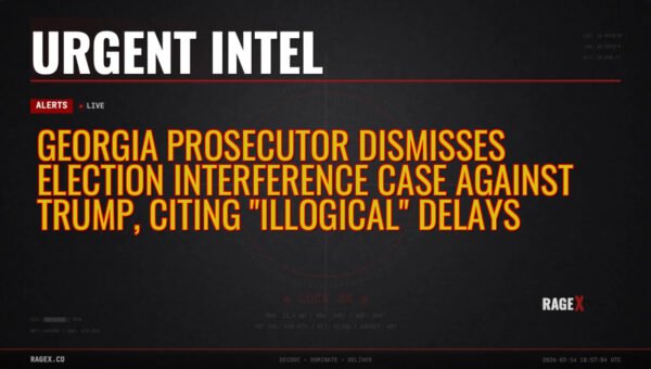 Georgia Prosecutor Dismisses Election Interference Case Against Trump, Citing “Illogical” Delays