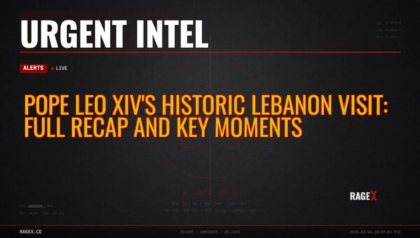 Pope Leo XIV’s Historic Lebanon Visit: Full Recap and Key Moments