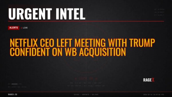 Netflix CEO Left Meeting with Trump Confident on WB Acquisition