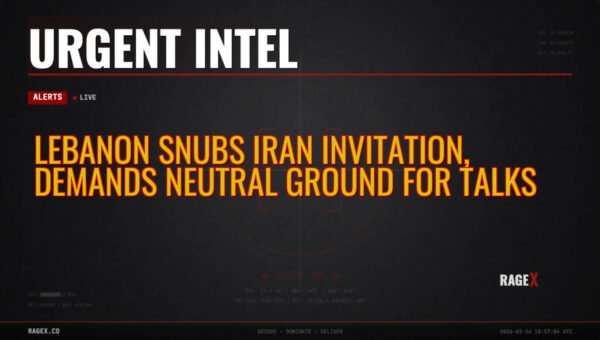 Lebanon Snubs Iran Invitation, Demands Neutral Ground for Talks