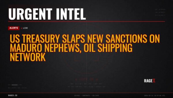 US Treasury Slaps New Sanctions on Maduro Nephews, Oil Shipping Network