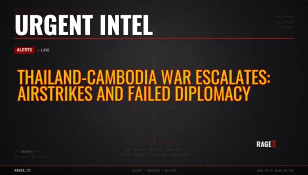 Thailand-Cambodia War Escalates: Airstrikes and Failed Diplomacy