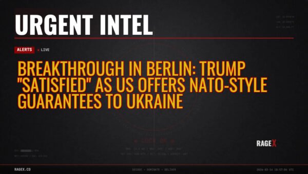 Breakthrough in Berlin: Trump “Satisfied” as US Offers NATO-Style Guarantees to Ukraine