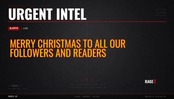 Merry Christmas to All Our Followers and Readers