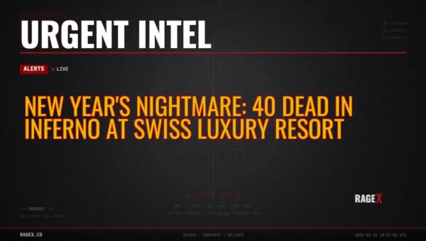 New Year’s Nightmare: 40 Dead in Inferno at Swiss Luxury Resort