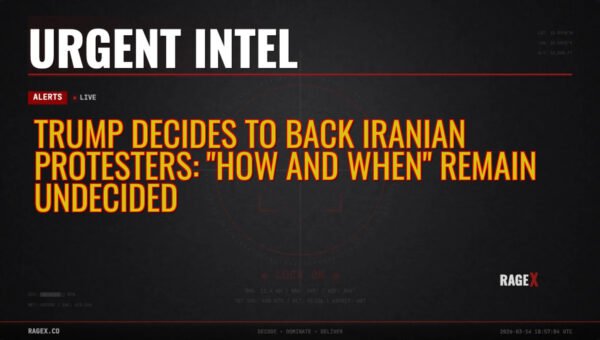 Trump Decides to Back Iranian Protesters: “How and When” Remain Undecided