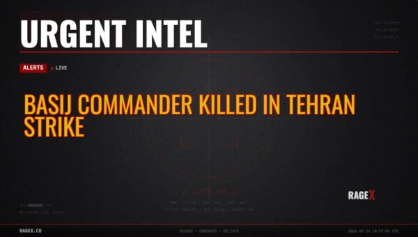 Basij Commander Killed in Tehran Strike